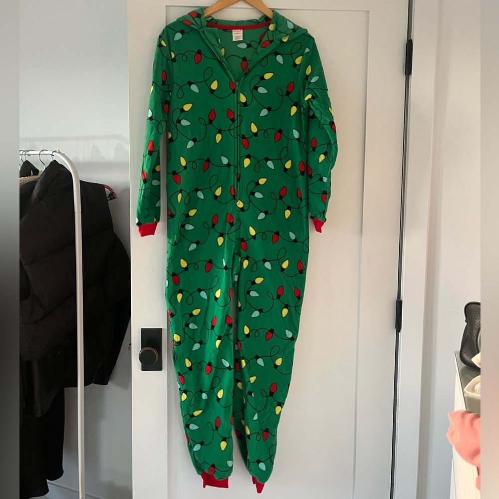 christmas lights onesie